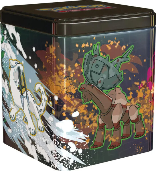 Pokèmon Stackable Tin Frühjahr Q1/ 2025 Fearsome Treasures Of Ruin OVP EN