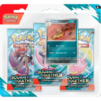 2er SET Scarlet & Violet Pokemon SV09 Journey Together 3 Pack Blister Yanmega & Scrafty Englisch
