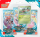 2er SET Scarlet & Violet Pokemon SV09 Journey Together 3 Pack Blister Yanmega & Scrafty Englisch