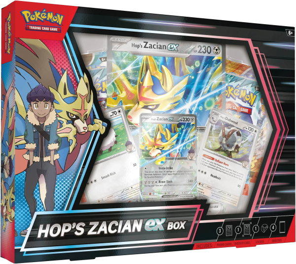 Scarlet & Violet Pokémon Hops Zacian-ex Collection - Englisch