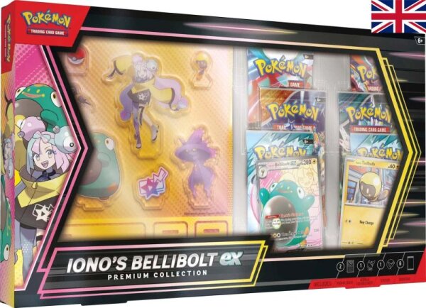 Scarlet & Violet Pokémon Premium Collection Ionos Bellibolt ex April 2025 EN