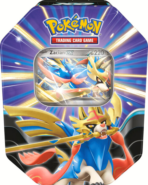 Tin Box 2025  #122 Zacian ex  Pokemon Deutsch