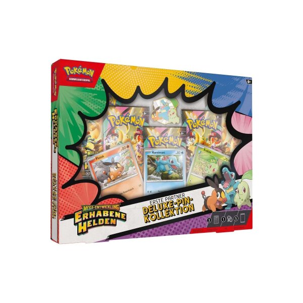 Pokemon Mega Entwicklung ME02.5 - Erhabene Helden -  Deluxe Pin Kollektion Kollektion - Deutsch