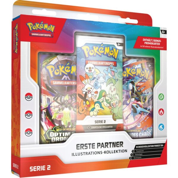 Pokemon Erste Partner Serie 2 Illustrations Kollektion - Deutsch