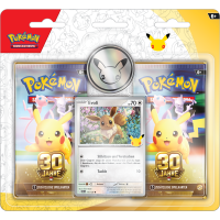 Pokemon Jubiläum - 30 Jahre Pokemon - 2 Pack Blister...