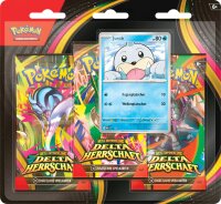 Pokemon Delta Herrschaft - 3 Pack Blister Jurob - Deutsch