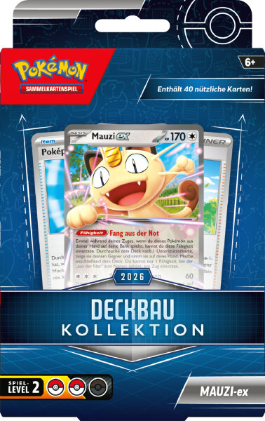 Pokemon Deckbau-Kollektion 2026 Mauzi-ex Deutsch