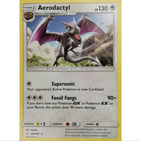 Pokemon Aerodactyl 130/181 - Team Up - Englisch NM