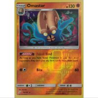 Pokemon Omastar 76/181 - Sun and Moon Team Up -  Reverse...