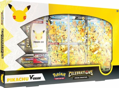 SWSH 07.5 Jubiläumsset Pokemon 25th Anniversary V-Union Box Pikachu-V - DE