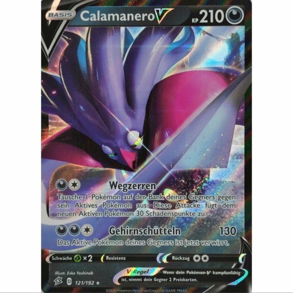 Calamanero V 92/192  Ultra Rare Pokemon SWSH Rebel Clash DE/NM
