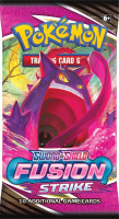 SWSH08 Sword & Shield - Fusion Strike - 1 Artwork Sealed Booster Pack Pokemon Englisch