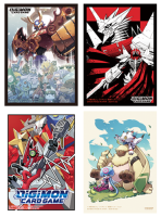 Digimon Cards Sleeves Set 2022 mit allen 4 Motiven OVP EN