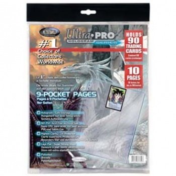 Ultra Pro - Platinum 9-Pocket Pages (11Hole) 10 Stück