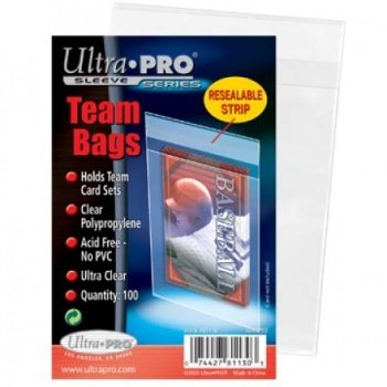 Ultra Pro Team Bags - Reseable Sleeves100 Hüllen pro Packung