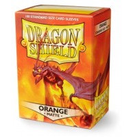 Dragon Shield Standard Sleeves - Matte - Orange - 100...
