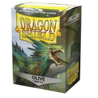 Dragon Shield Standard Sleeves - Matte - Olive - 100...