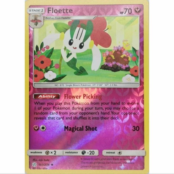 Florette 151/236 Uncommon Reverse Holo  Pokemon Englisch NM/Mint