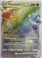 Charizard 174/172 Hyper Rare Pokemon VStar Rainbow Englisch