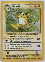 Raichu 14/102 Holo Rare Base Set Pokemon Deutsch Mint #2780