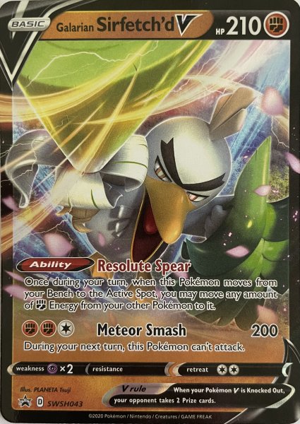 Sirfetchd V SWSH043 Black Star Promo Pokemon Englisch Boosterfrisch