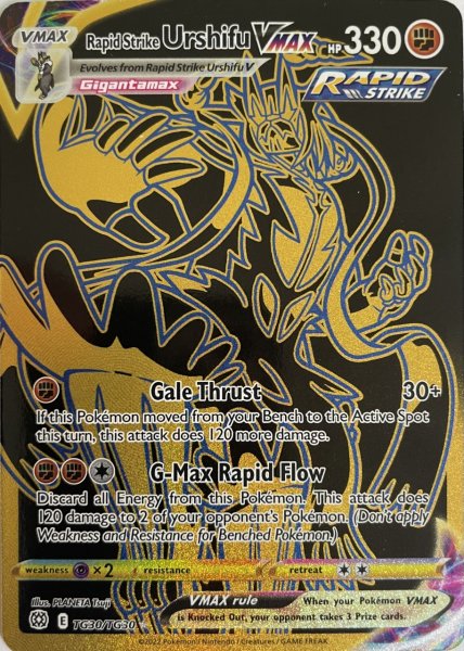 RapidStrike Urshifu VMAX TG30/TG30 Secret Rare Pokemon Englisch Boosterfrisch