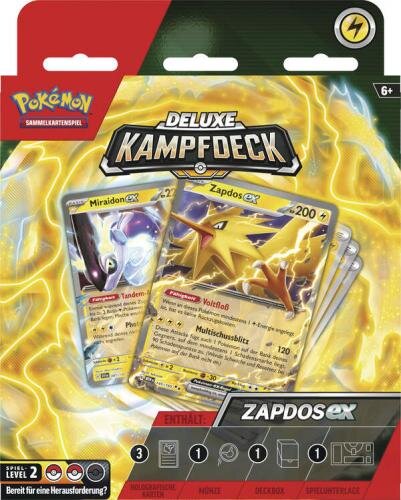 Pokémont Deluxe Battle Deck Zapdos ex (deutsch)