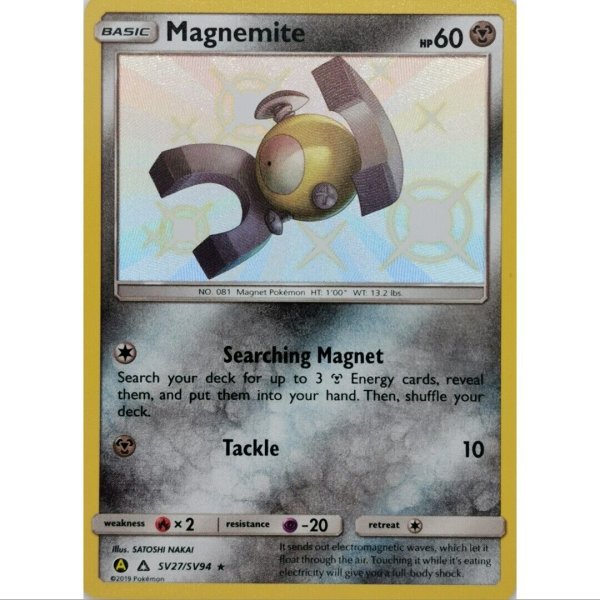 Magnemite SV27/SV94  Shiny Rare Pokemon Englisch NM/Mint
