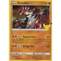 Groudon 017/25 Holo Pokemon SWSH07.5 Celebrations Deutsch...
