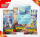 2er SET Scarlet & Violet Pokemon SV08 Surging Sparks 3 Pack Blister Zapdos & Quagsire Englisch